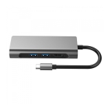 HUB USB 7PORTAS KOLKE KCH-426 3.0 CINZA