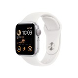 RELOGIO APPLE WATCH SE 44MM MNTJ3LL/A GPS SILVER/WHITE M/L