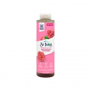 SABONETE EXFOLIANTE ST IVES ROSE WATER ALOE VERA 650ML