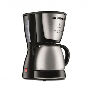 CAFETEIRA MONDIAL DOLCE AROME INOX C-37-JI-30X PRETO 110V