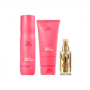 WELLA KIT INVIGO COLOR BRILLIANCE SHAMP 300ML+COND 200ML+OLEO 30ML