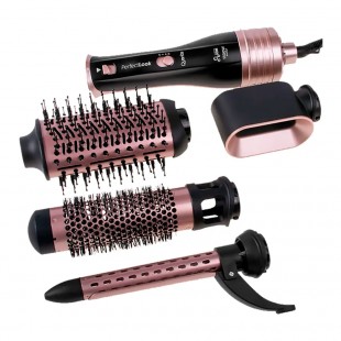 ESCOVA SECADORA QUANTA 4X1 QTKCS7001 PRETO/ROSE BIVOLT LIMITED EDITION