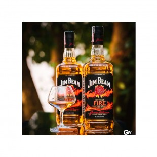 BEBIDA WHISKY JIM BEAM FIRE 1LT 006398