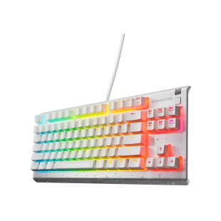 TECLADO USB GAMER STEELSERIS APEX 3 TKL 64819 RGB WHITE