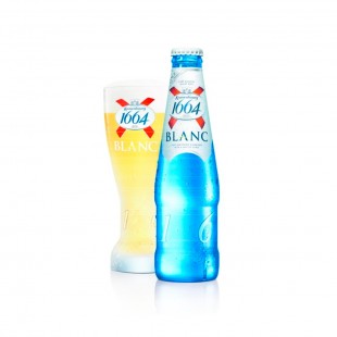 BEBIDA CERVEJA BLANC 1664 330ML GARRAFA 000043*
