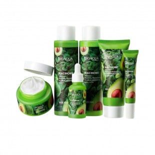 KIT SKIN BIOAQUA AVOCADO BOUNCY MOISTURIZING 6PCS BQY05236