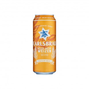BEBIDA CERVEJA ALEMA KARLSBRAU WEIZEN 500ML LATA 026769*