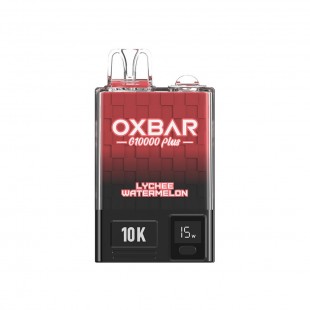 CIGARRO DESCARTABLE POD OXBAR G10000 PLUS 10000PUF LYCHE WATERMELON