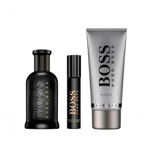 HUGO BOSS BOTTLED KIT MEN 100ML PARFUM+10ML+SHOWER 100ML