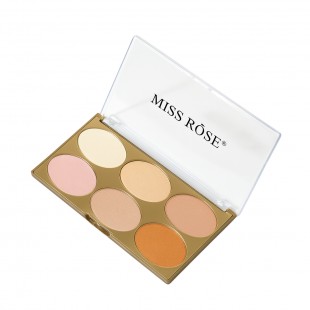 MISS ROSE PALETA ILUMINADOR 6COLOR 7003-055N2