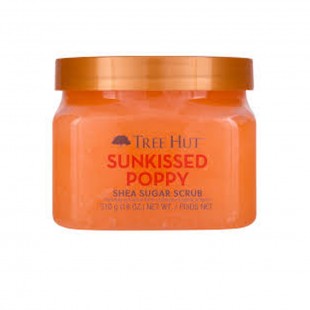 TREE HUT EXFOLIANTE SUNKISSED POPPY SHEA SUGAR SCRUB 510ML