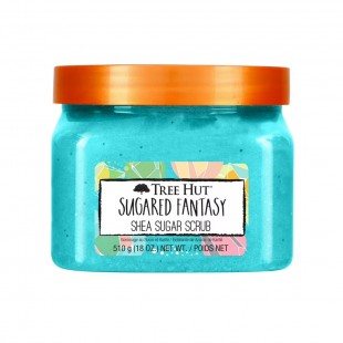 TREE HUT EXFOLIANTE SUGARED FANTASY SHEA SUGAR SCRUB 510ML