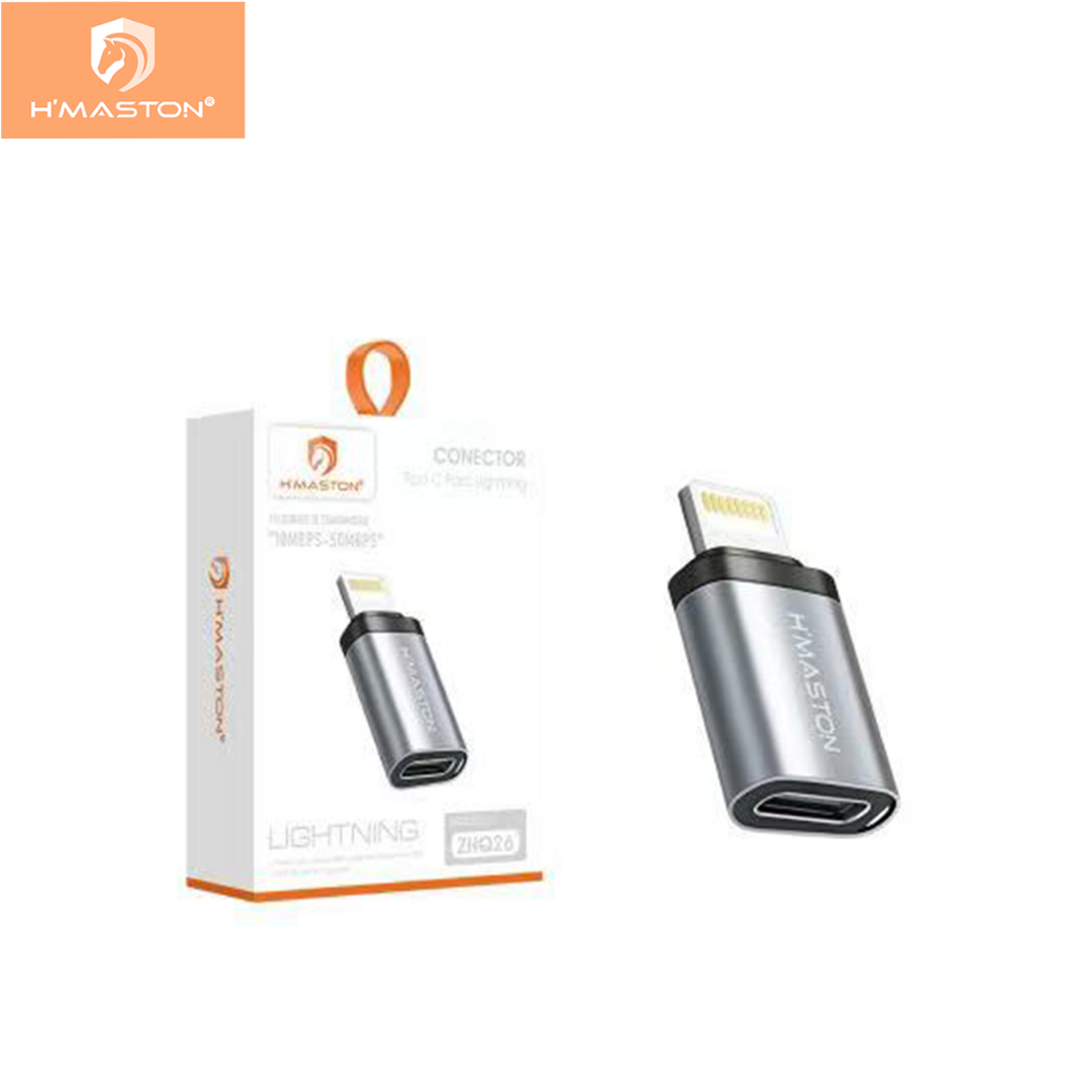 AC CEL ADAPTADOR MICRO IPHONE OTG H'MASTON ZHQ26 TYPE-C