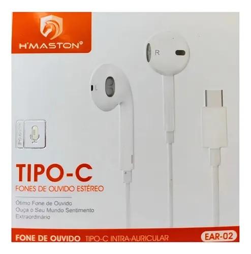 AC CEL FONE H Maston EAR-02 TYPE-C Branco