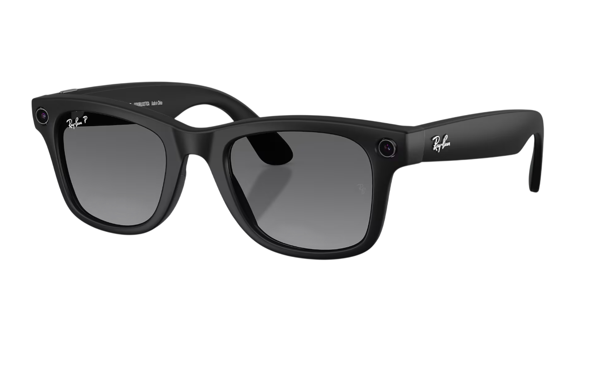 OCULOS RAY-BAN META WAYFARER G1 RW4006 F/SHINYBLACK L/G15 GREEN