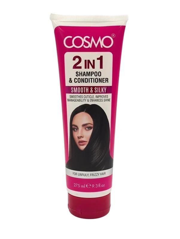 SHAMPOO COSMO 2IN1 SMOOTH Y SILKY 275ML