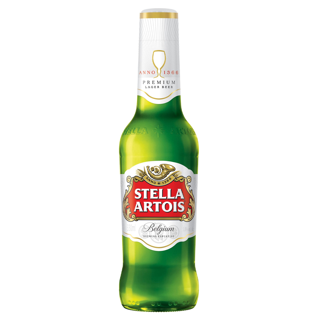 BEB CERVEJA BELGIUM STELLA ARTOIS 330ML GARRAFA