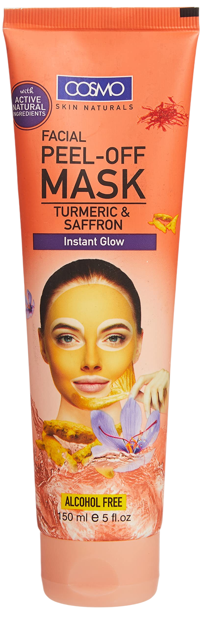 MASCARA FACIAL COSMO TURMERIC Y SAFFRON PEEL-OFF 150ML