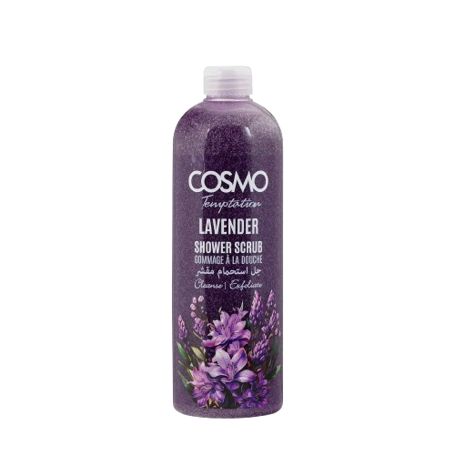 COSMO EXFOLIANTE TEMPTATION LAVANDER SHOWER SCRUB 1LT
