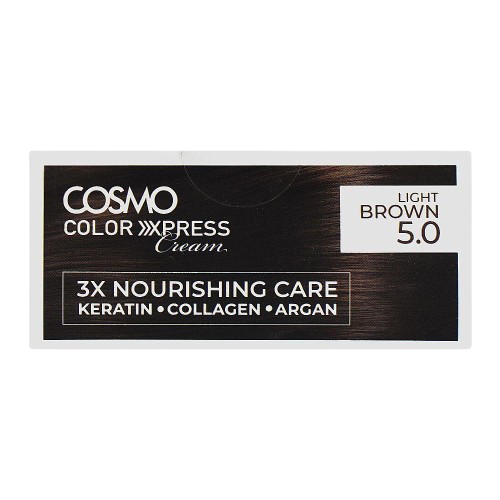 Anúncio: Tinta P/ Cabelo Cosmo Color Express 3X Light Brown 5.0 179651