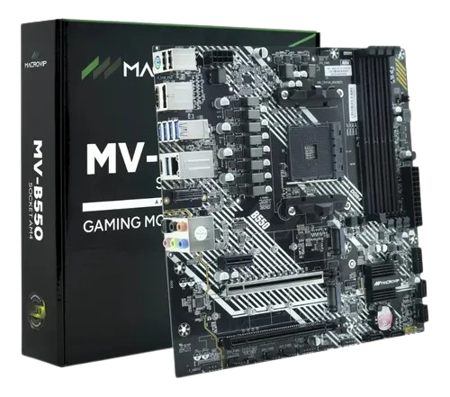 MB AM4 Macrovip MV-B550 S/R/V/HDMI/M.2/DDR4/VGA/TYPE-C/USB3.2/SOM/ATX