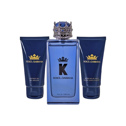 Dolce Gabbana KING KIT MEN 100ML EDT+After 50ML+Shower 50ML