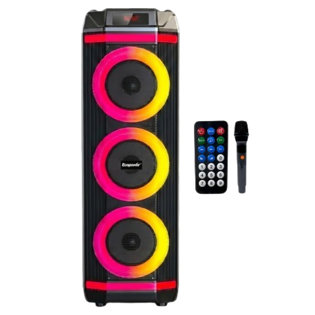 SPEAKER ECOPOWER EP-1998 PRETO /USB/SD/FM/AUX
