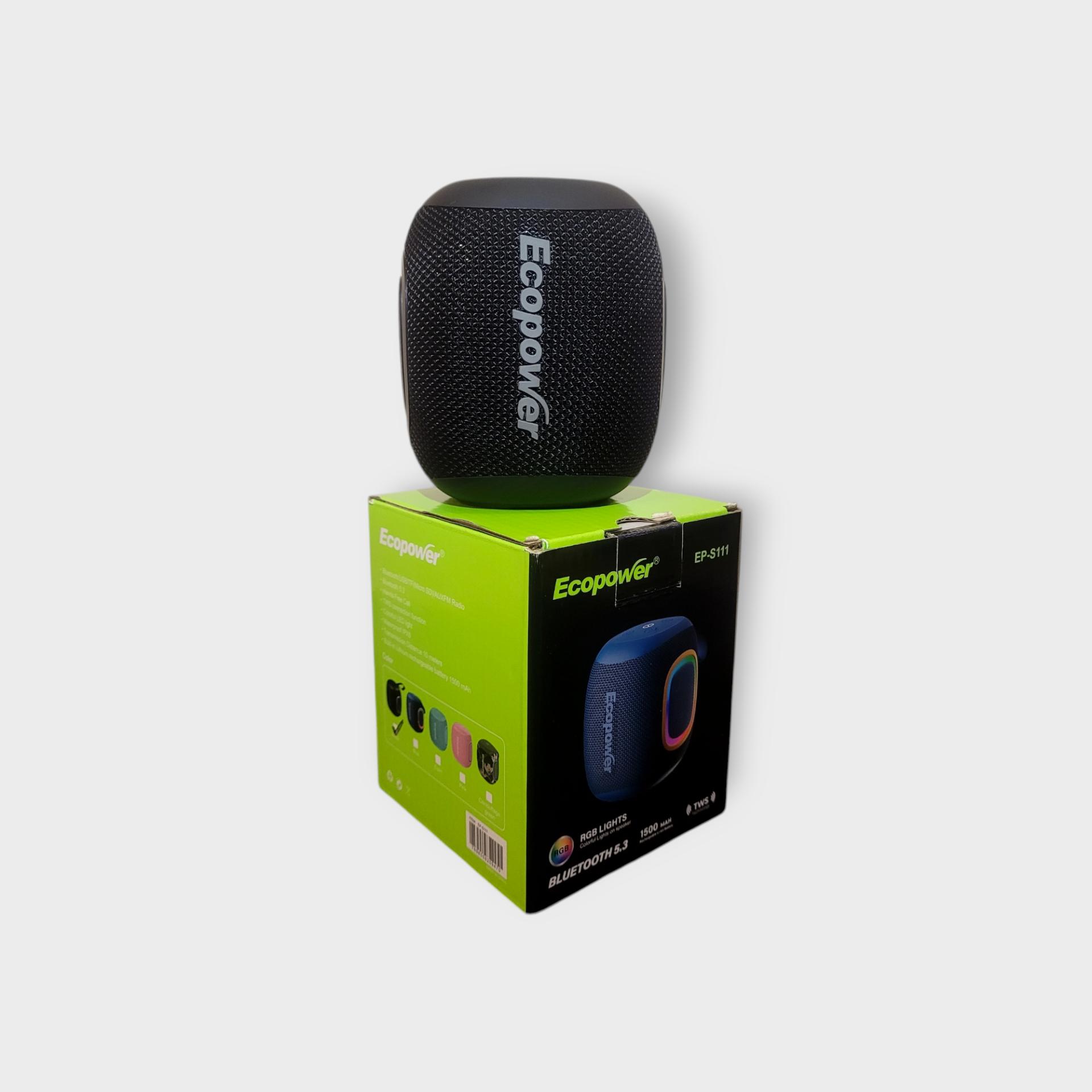 Speaker Ecopower EP-S111 CYAN RGB/BT 5.3/USB/SD/AUX/FM
