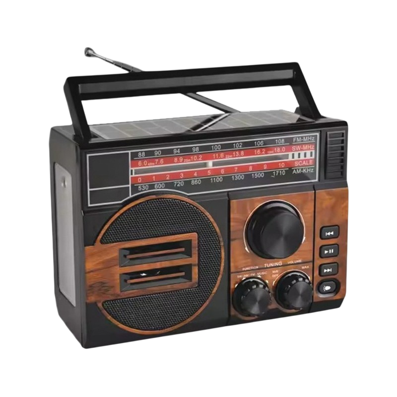 RADIO PORTATIL ECOPOWER EP-F301 BT/SOLAR PRETO
