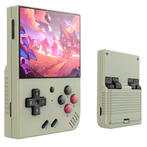 Anúncio: Game Portatil Game Pocket Boy R33S 64GB 1000 Jogos 3.5 Khaki
