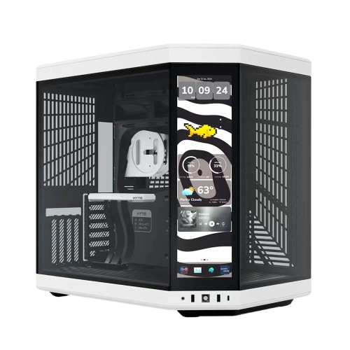 KIT GABINETE HYTE Y70 CS-HYTE-Y70-BW BLACK/WHITE