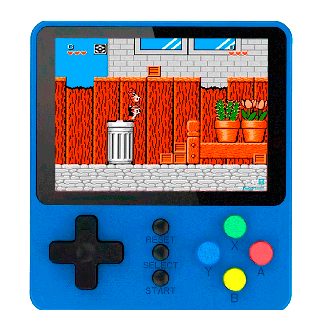 GAME PORTATIL GAME BOY BOX PLUS K5 500 JOGOS 3.0 +CONTROL BLUE