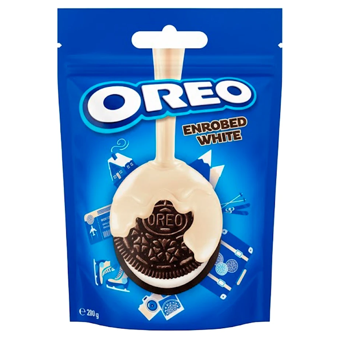 BISCOITO OREO ENROBE RECHEIO DE CHOCOLATE AO LEITE  287G
