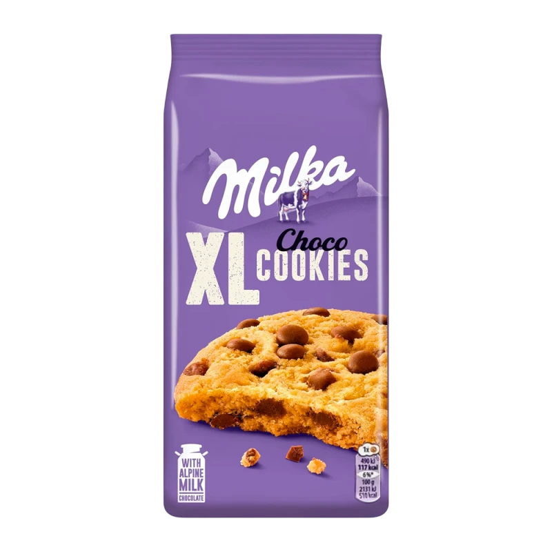 BISCOITO MILKA CHOCO COOKIES XL 184G