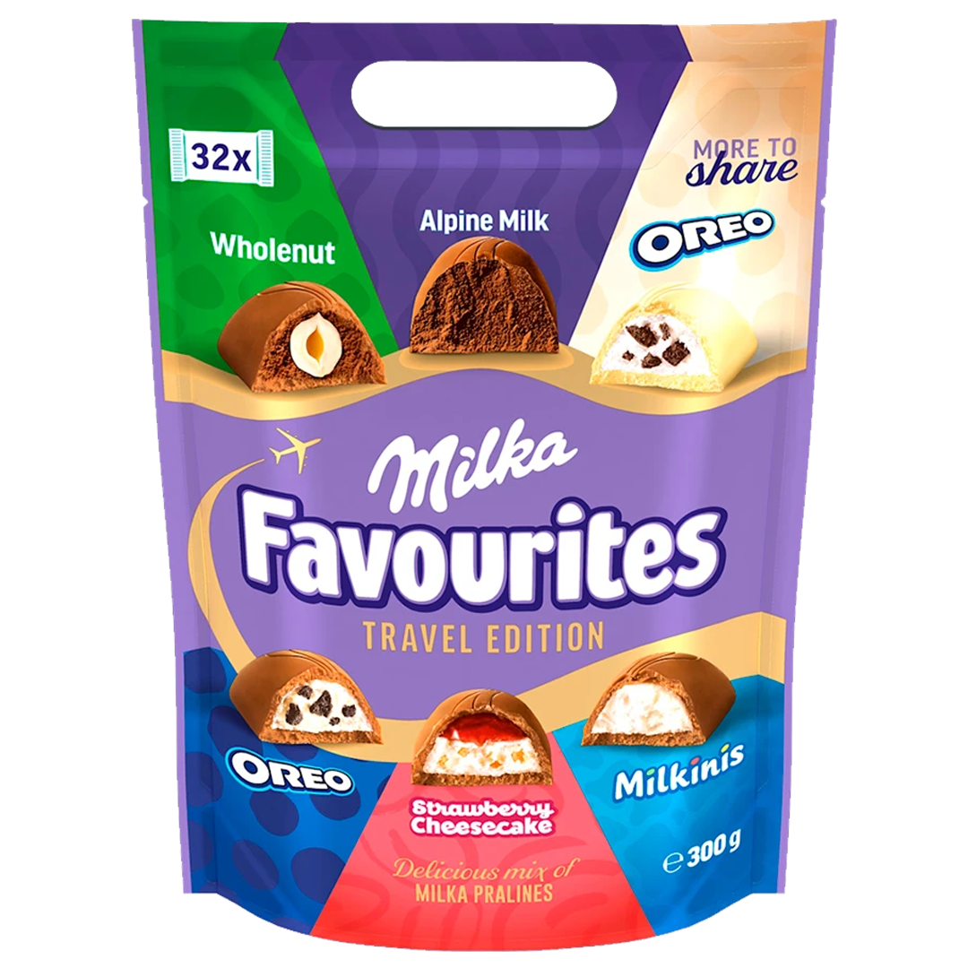 Chocolate Milka Favourites Travel Edition Delicius MIX 300G | LG