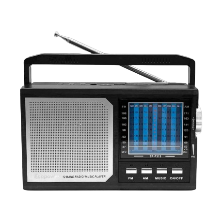 RADIO PORTATIL ECOPOWER EP-F313 BT PRETO