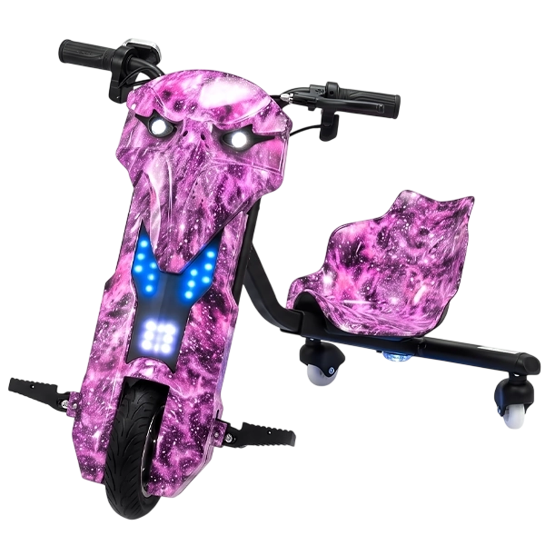 Scooter Triciclo 8" TE-8W Audisat Purple Galaxi 250W
