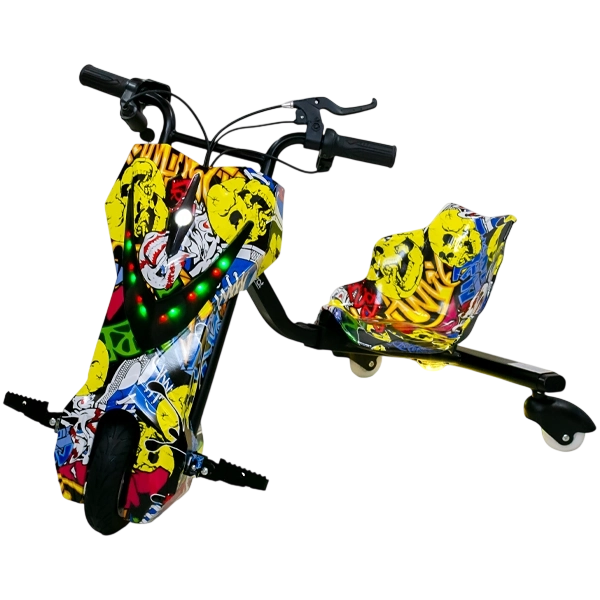 Scooter Triciclo 8" TE-8X Audisat Amerelho HIP HOP 250W