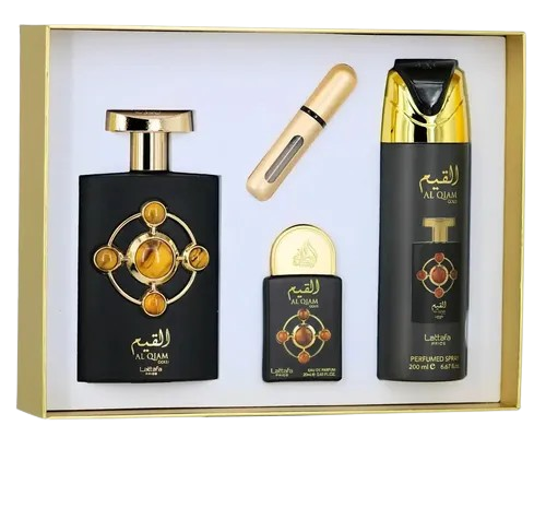 LATTAFA AL QIAM KIT UNISEX 100ML EDP+20ML EDP+SPRAY 200ML