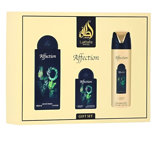 LATTAFA AFFECTION KIT UNISEX 100ML EDP+20ML EDP+SPRAY 200ML