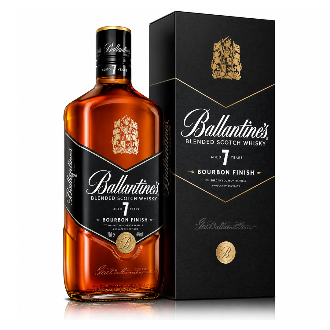 BEB WHISKY ESCOCES BALLANTINES AGE 7 YEARS 700ML