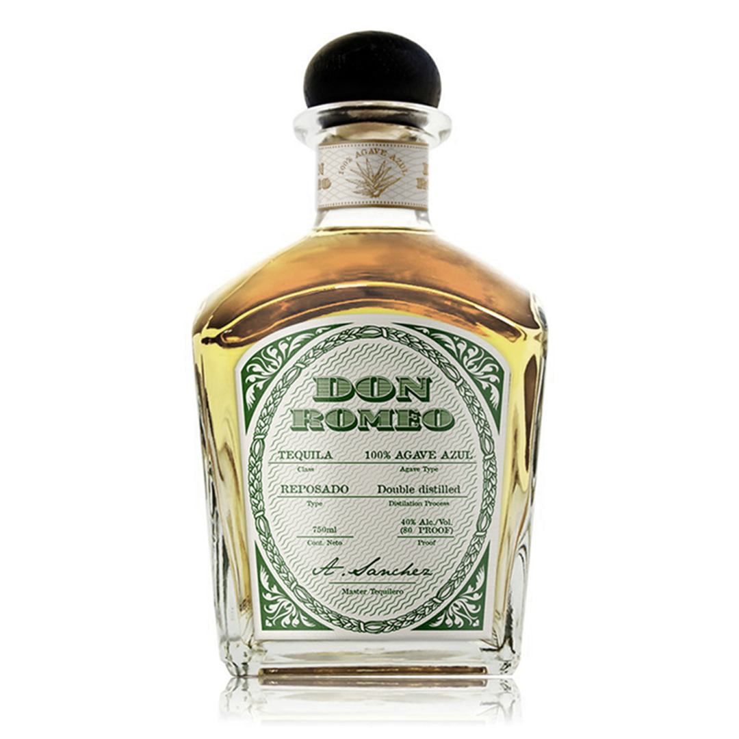TEQUILA DON ROMEO REPOSADO 100% AGAVEO 750ML