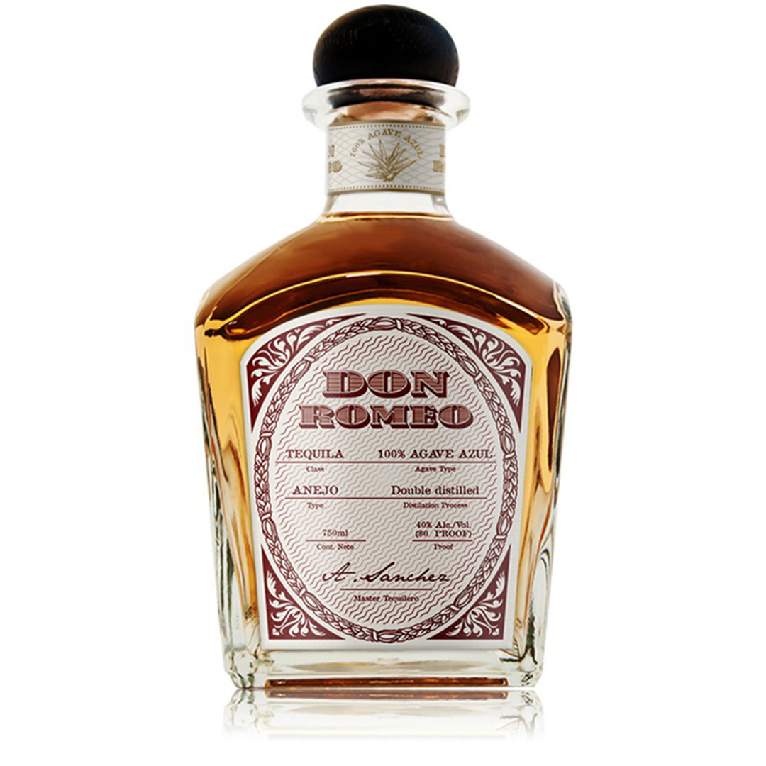 TEQUILA DON ROMEO ANHEJO 100% AGAVEO 750ML