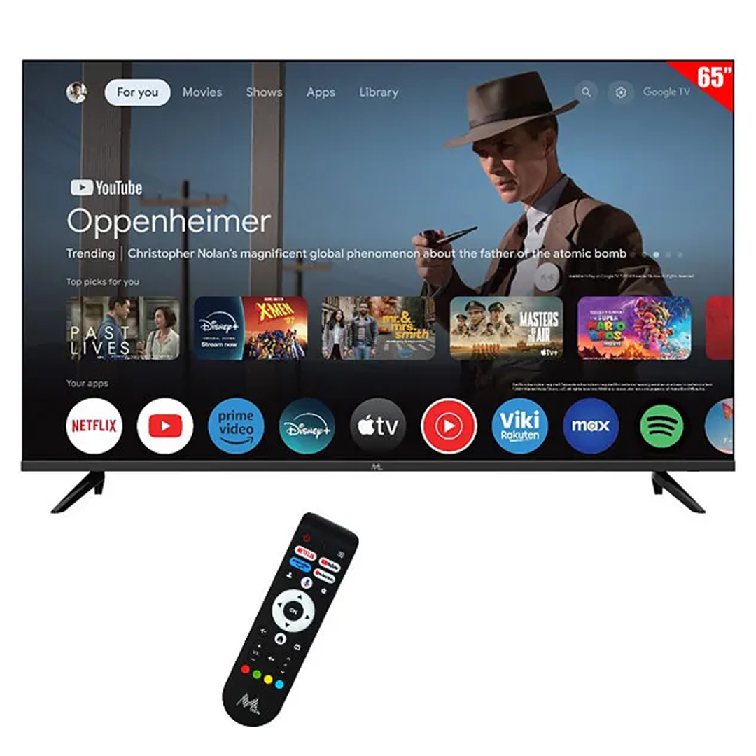 TV LED 65" MTEK MKQ65FSGU SMART QLED 4K/GOOGLE TV