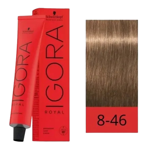 TINTA P/ CABELO SCHWARZKOPF IGORA ROYAL 8-46 60G +LO€AO 60ML