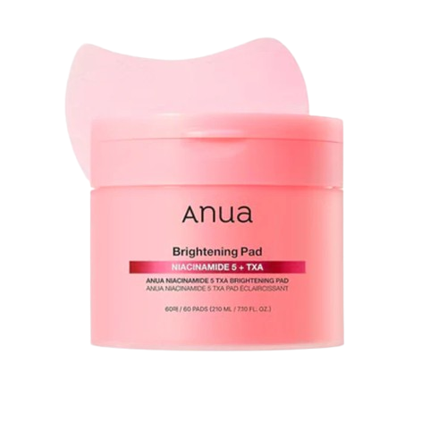 MASCARA FACIAL ANUA BRIGHNING PAD NIACINAMIDE 5+TXA 60PADS 210ML
