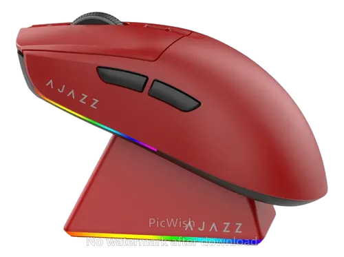 Mouse Gamer Wireless Ajazz AJ139 V2 12000DPI Vermelho