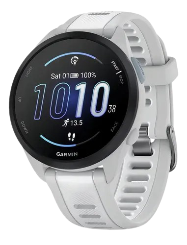 RELOGIO GARMIN FORERUNNER 165 AMOLED MIST GRAY/WHITE 010-02863-AD 3445