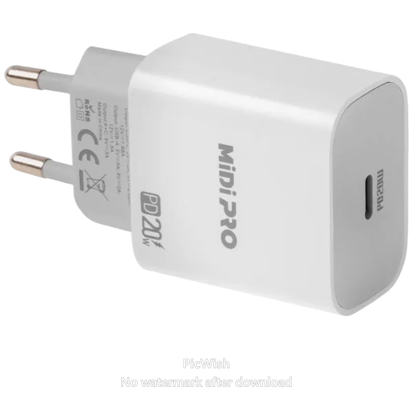 AC CEL Fonte MIDI PRO MDP-20W PD/USB Branco