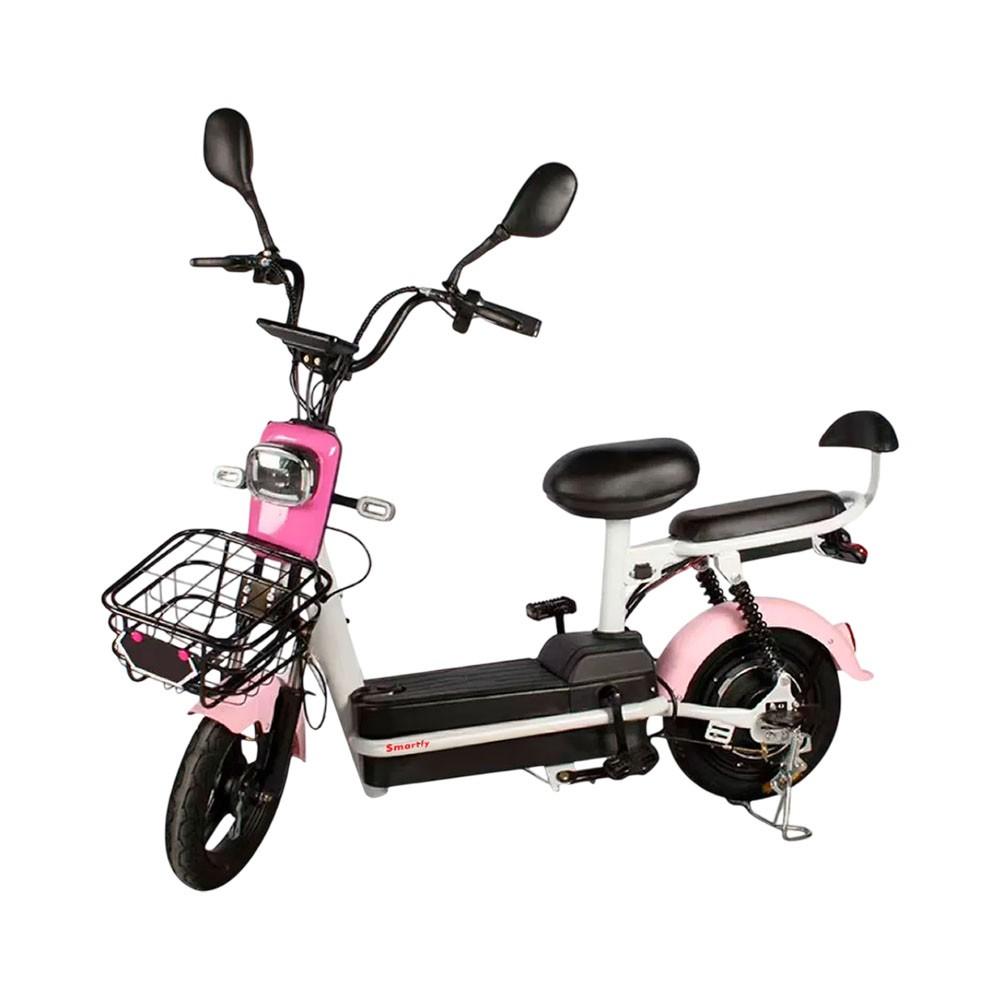 Bicicleta Eletrica Smartfy BE07 PINK/Preto 500W